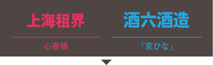 上海租界(心斎橋)×酒六酒造(愛媛県/京ひな)
