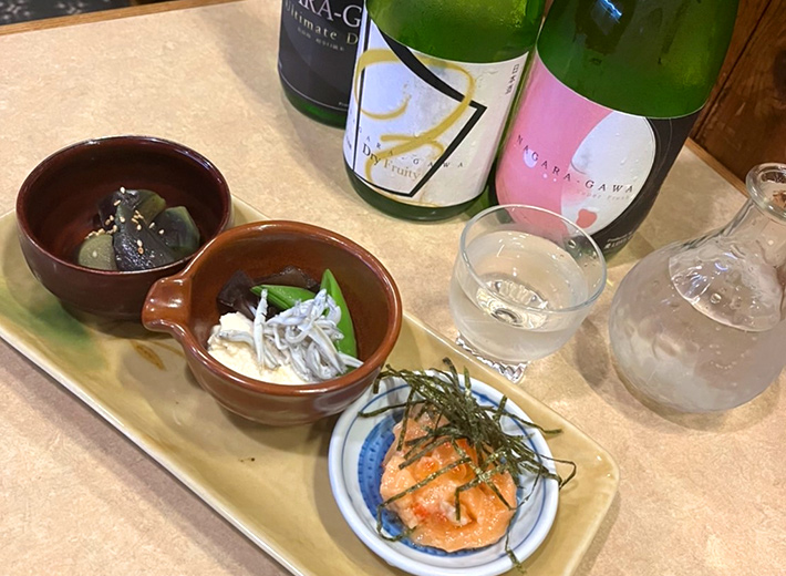 酒の肴三種盛り合わせ！